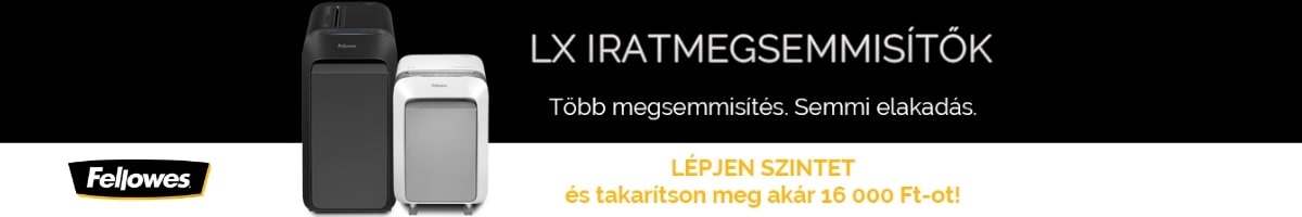 FELLOWES LX iratmegsemmisítő pézvisszatérítéssel!