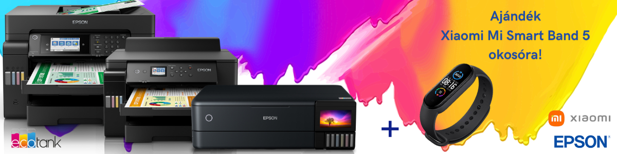 Ajándék okosóra Epson EcoTank nyomtatók mellé!