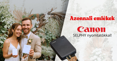 Esküvői szezon indul – Azonnali fotók a Canon SELPHY nyomtatókkal!