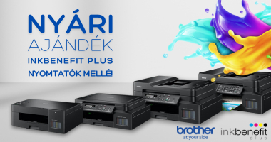 Ajándék Brother InkBenefit Plus nyomtatók mellé!