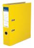 Iratrendező, 75 mm, A4, PP/karton, élvédő sínnel, Basic, sárga