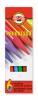 Színes ceruza készlet, henger alakú, famentes, Progresso 8755/6, 6 különböző szín