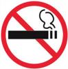 Információs matrica, tilos a dohányzás