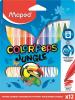 Filctoll készlet, 2,8 mm, kimosható, Color`Peps Jungle, 12 különböző szín