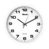 BH-90 falióra, 20 cm átmérő, fehér számlap, fehér keret, műanyag