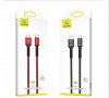 USB 2.0 C-A kábel 1,2m Usams flexibilis piros 