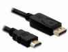 DisplayPort-HDMI kábel 1,8m Akyga AK-AV-05