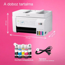 EcoTank L5316 A4 színes tintasugaras multifunkciós nyomtató Fekete