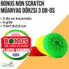 Műanyag dörzsi 3 db/csomag