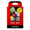 80D2951 No.32/33 black color fekete színes ComboPack